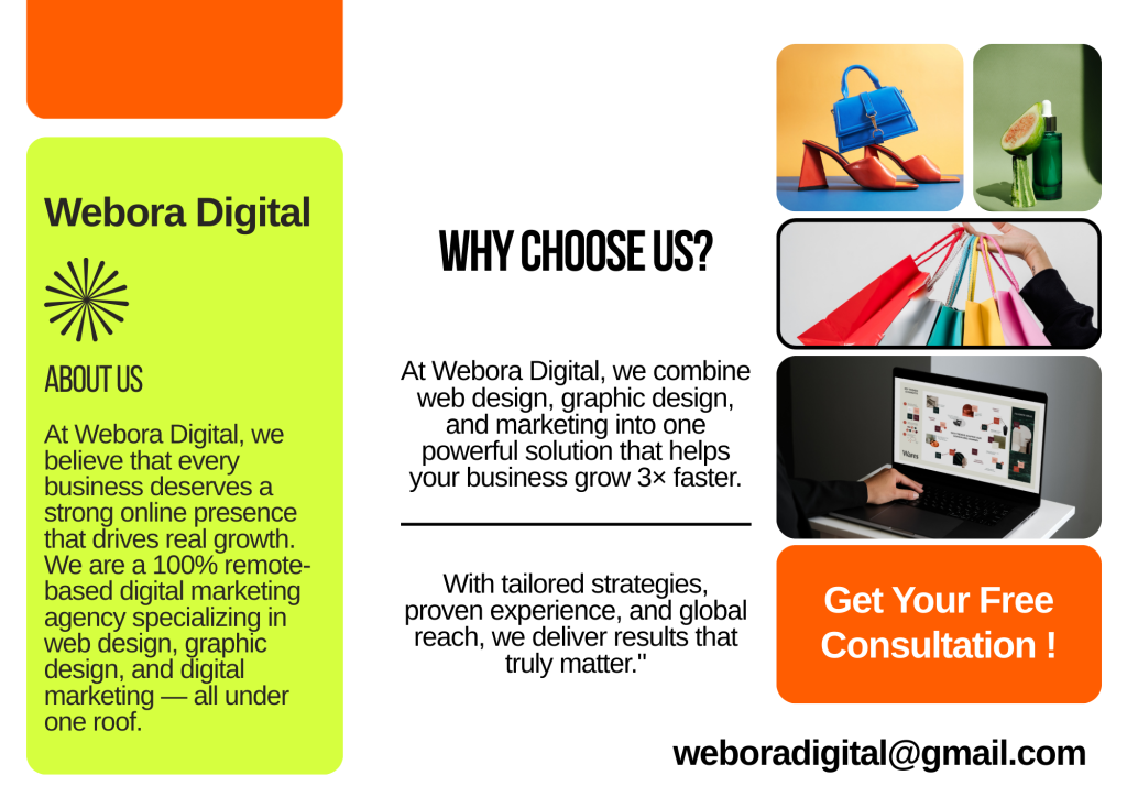 Webora Digital team creating web design and digital marketing solutions to drive brands forward