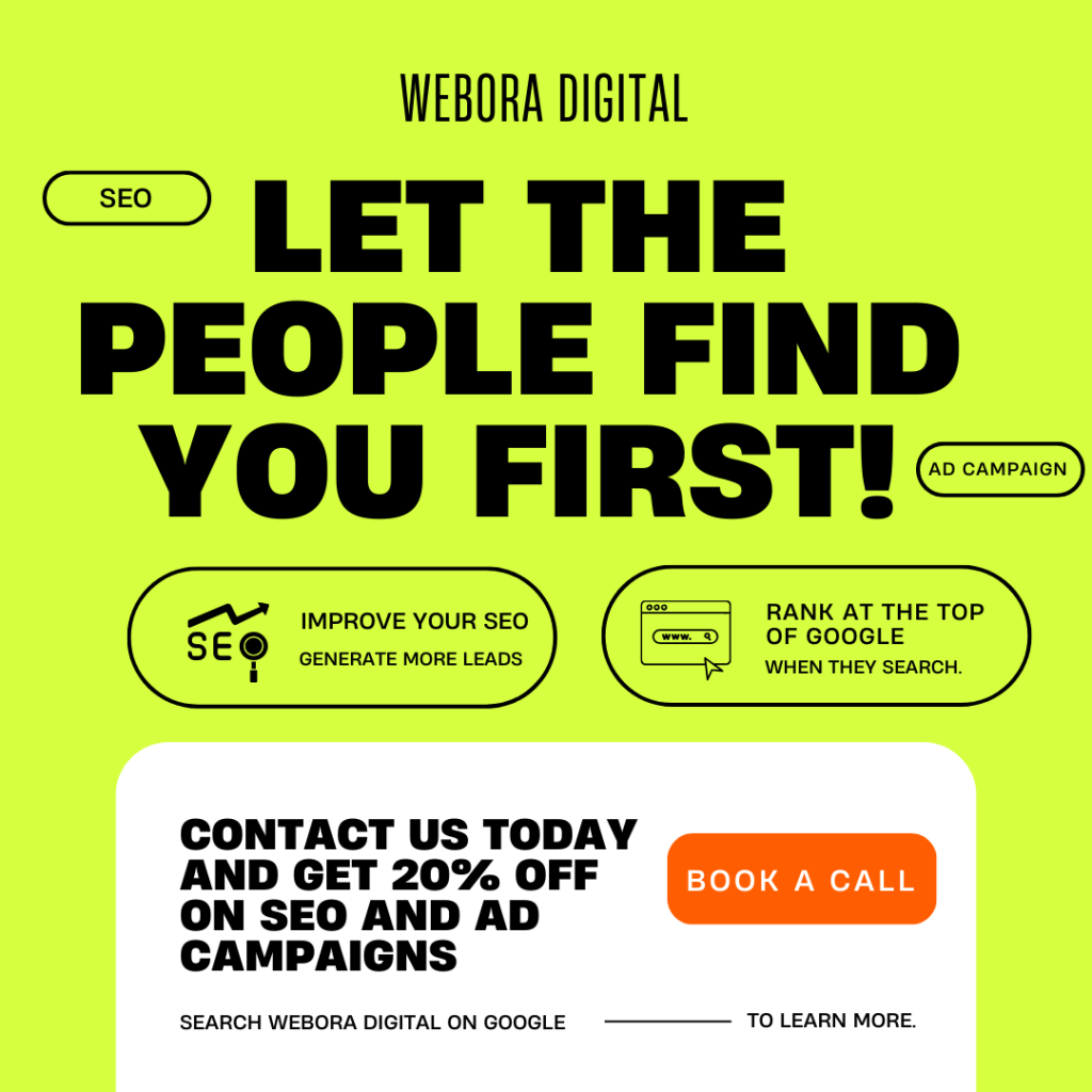 Webora Digital SEO service team analyzing website traffic and keyword performance to rank on Google top